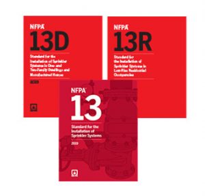 NFPA 13 NFPA 13D and NFPA 13R Set Firehall Bookstore